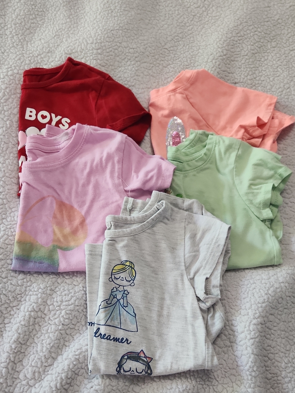Girls bundle lot of t-shirts Size 5T